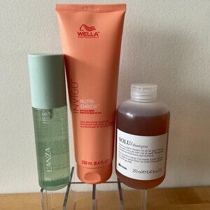 NEW DAVINES WELLA and L'ANZA | Haircare Bundle of 3 | $100 value